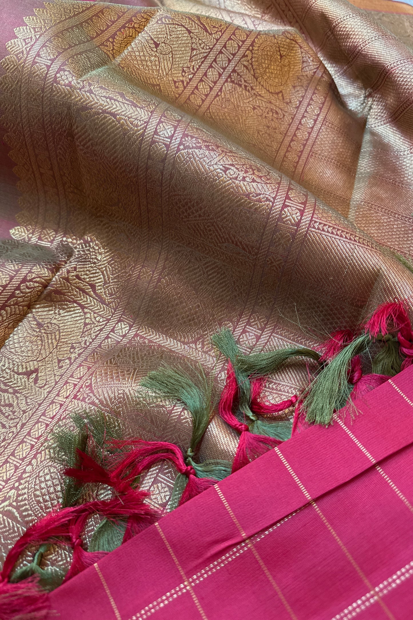 Kanjivaram Silk Saree - AW1464KS