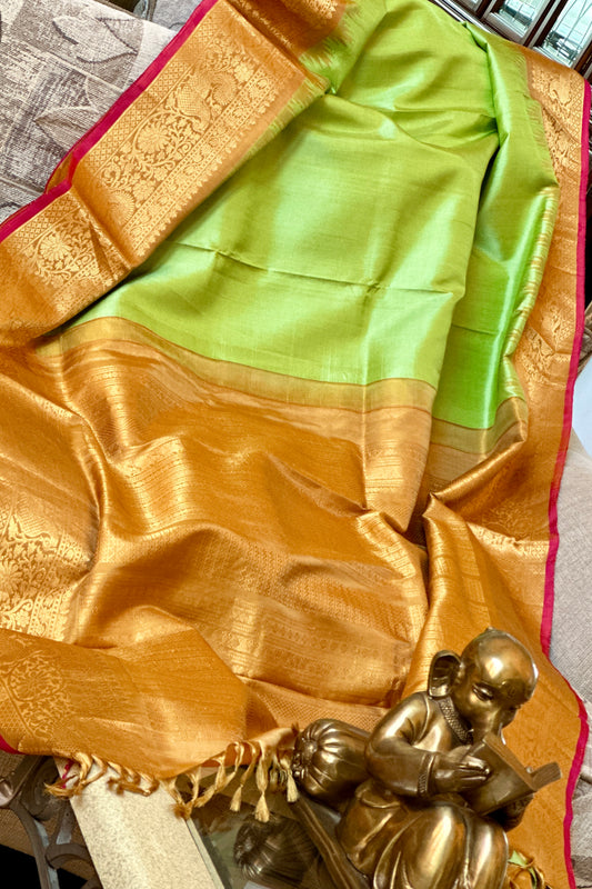 Gadwal Silk Saree - AW1051GS