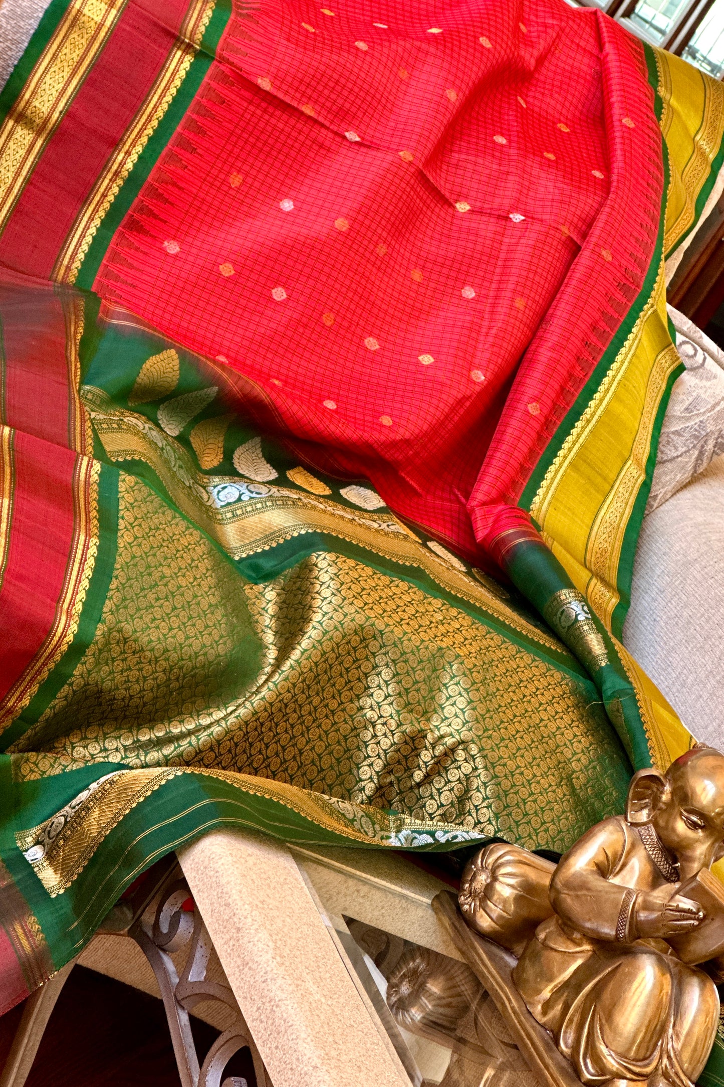 Gadwal Silk Saree - AW1042GS