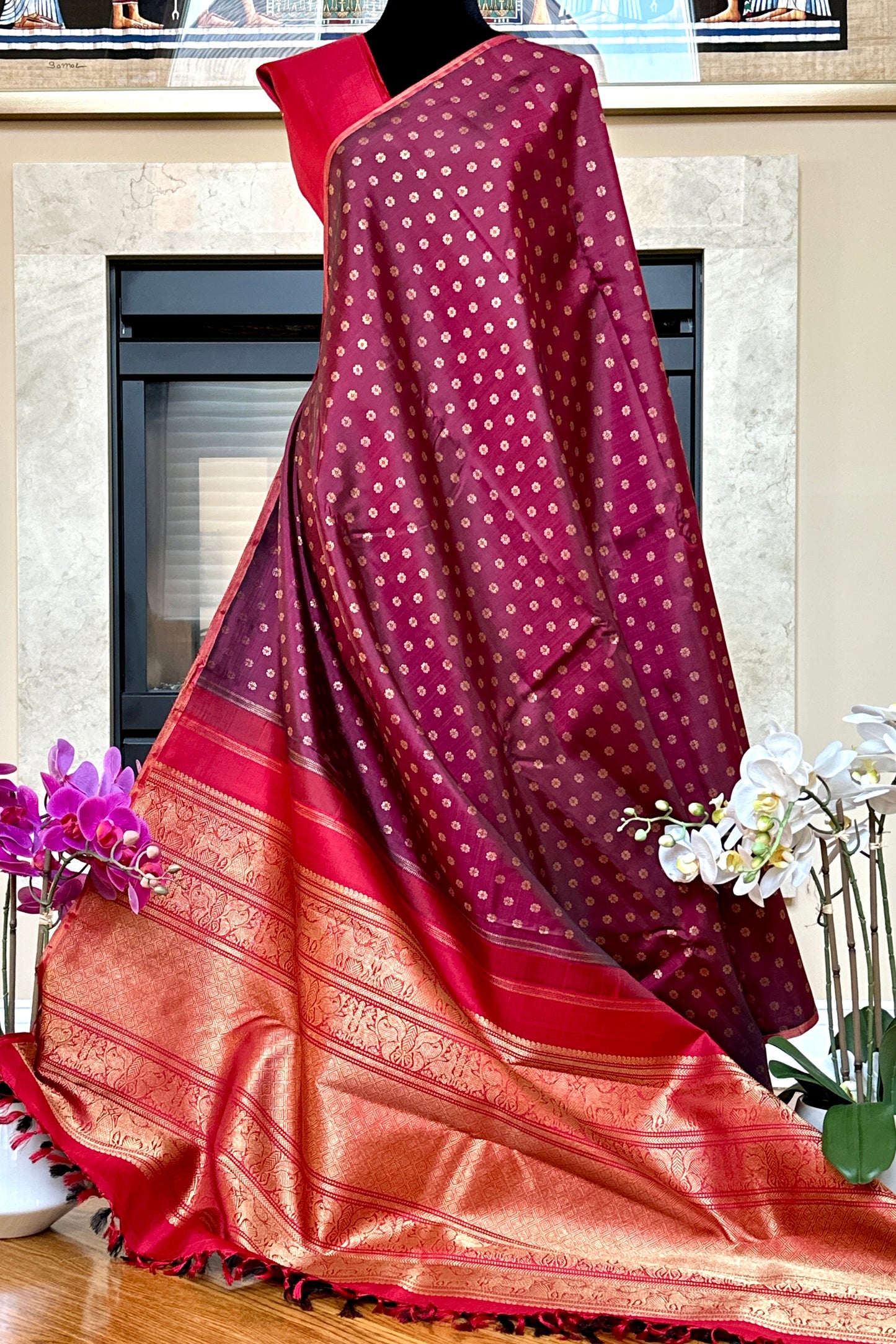 Kanjivaram Silk Saree - AW1523KS