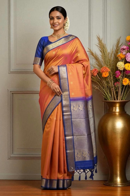 Kanjivaram Silk Saree - AW1668KS