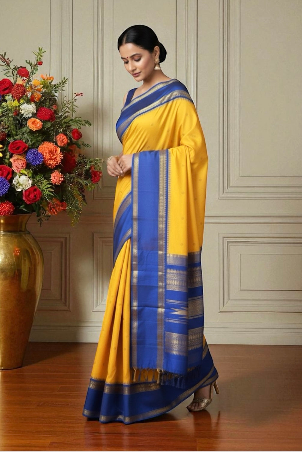 Kanjivaram Silk Saree - AW1749KS