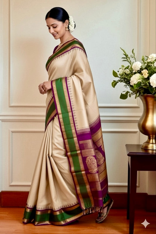 Kanjivaram Silk Saree - AW1726KS