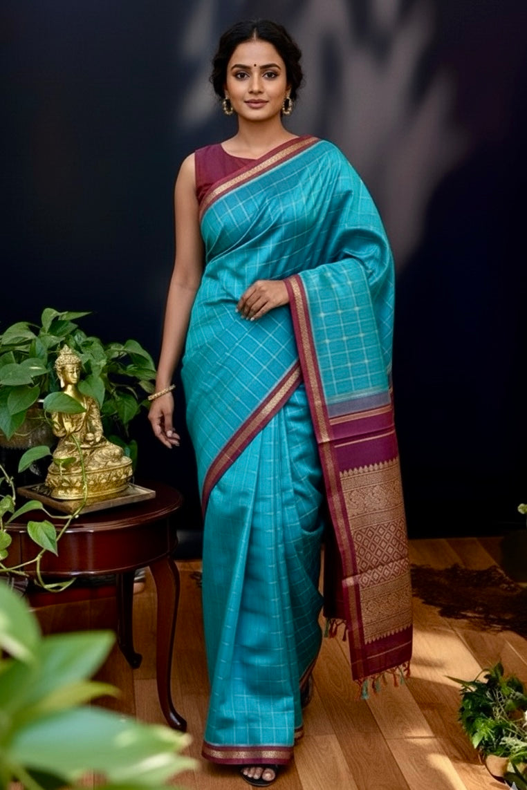 Kanjivaram Silk Saree - AW1509KS