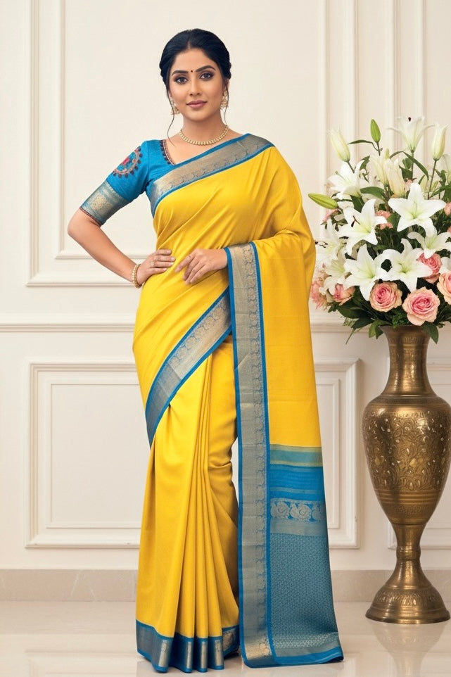 Kanjivaram SIlk Saree - AW1606KS