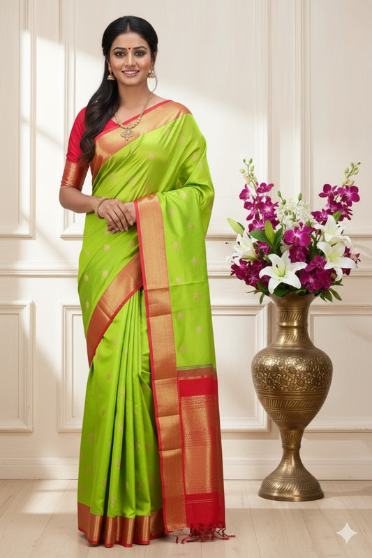 Kanjivaram Silk Saree - AW1201KS