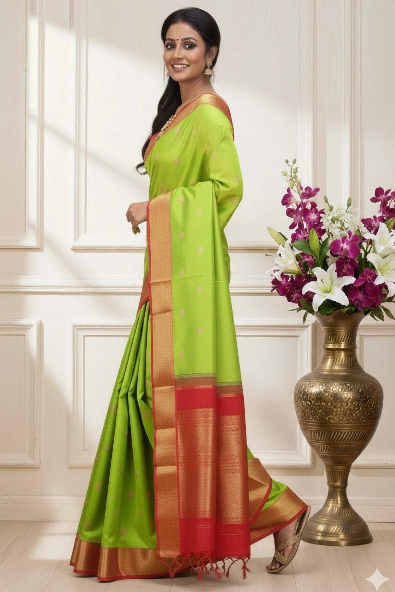 Kanjivaram Silk Saree - AW1201KS
