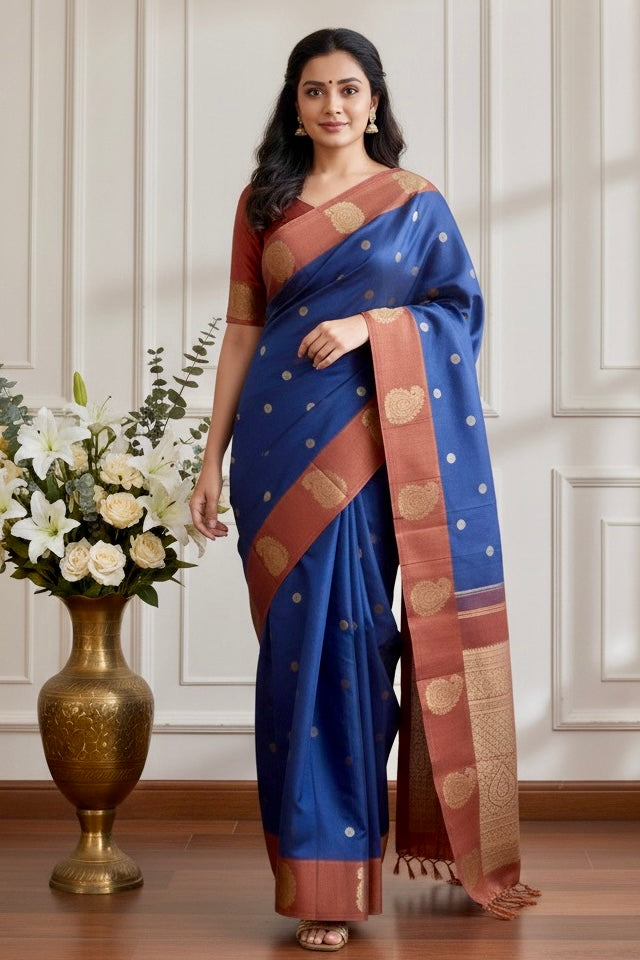 Kanjivaram Silk Saree - AW1732KS