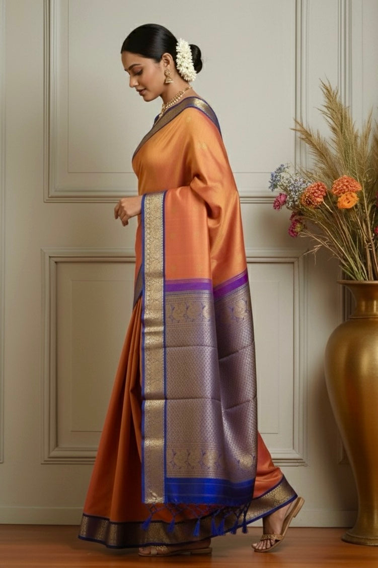 Kanjivaram Silk Saree - AW1668KS