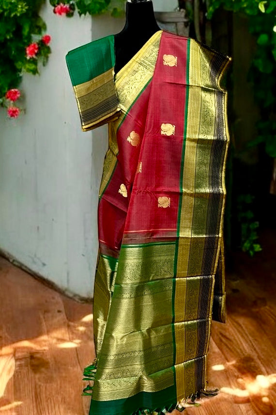 Kanjivaram Silk Saree - AW1481KS