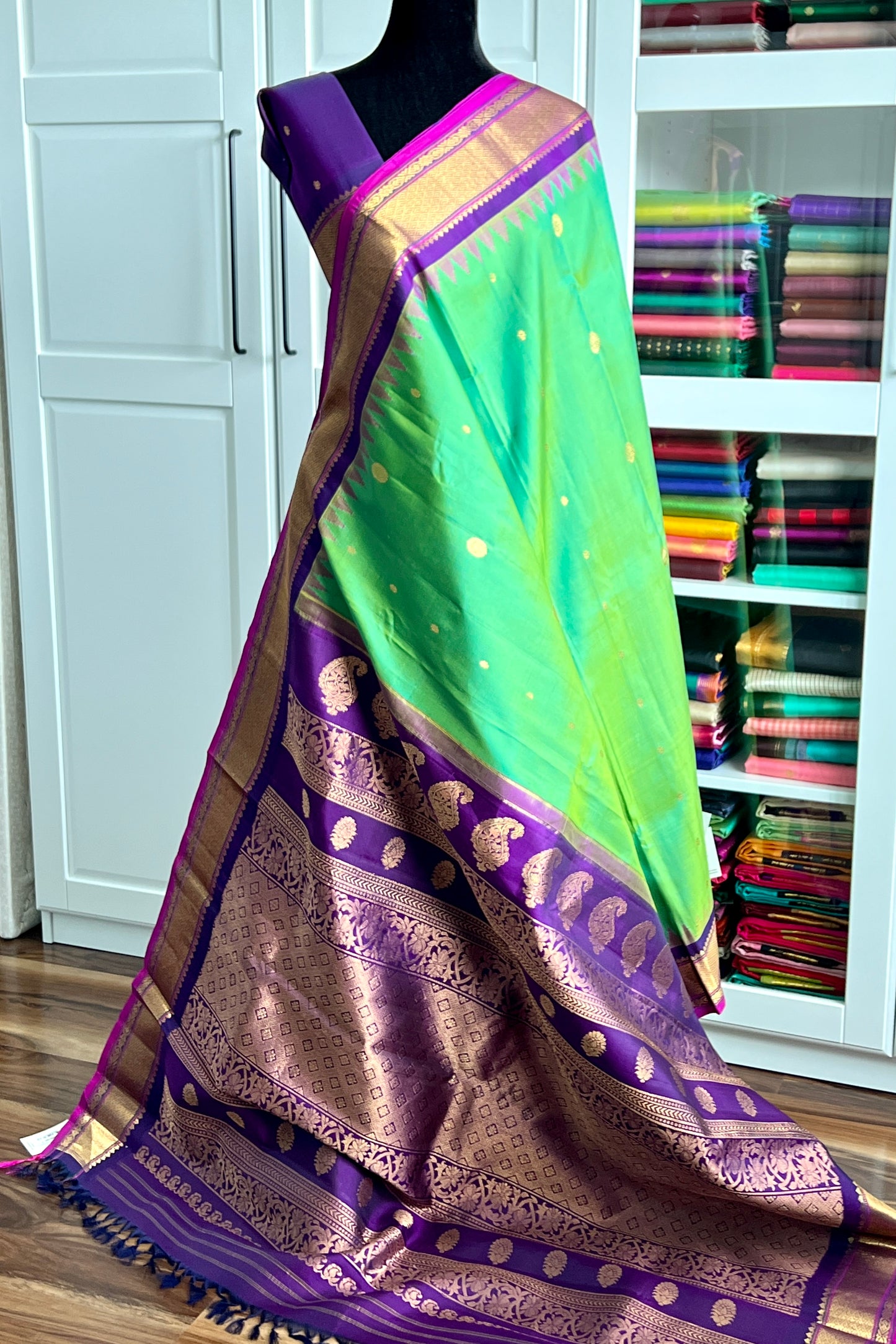 Gadwal Silk Saree - AW1046GS