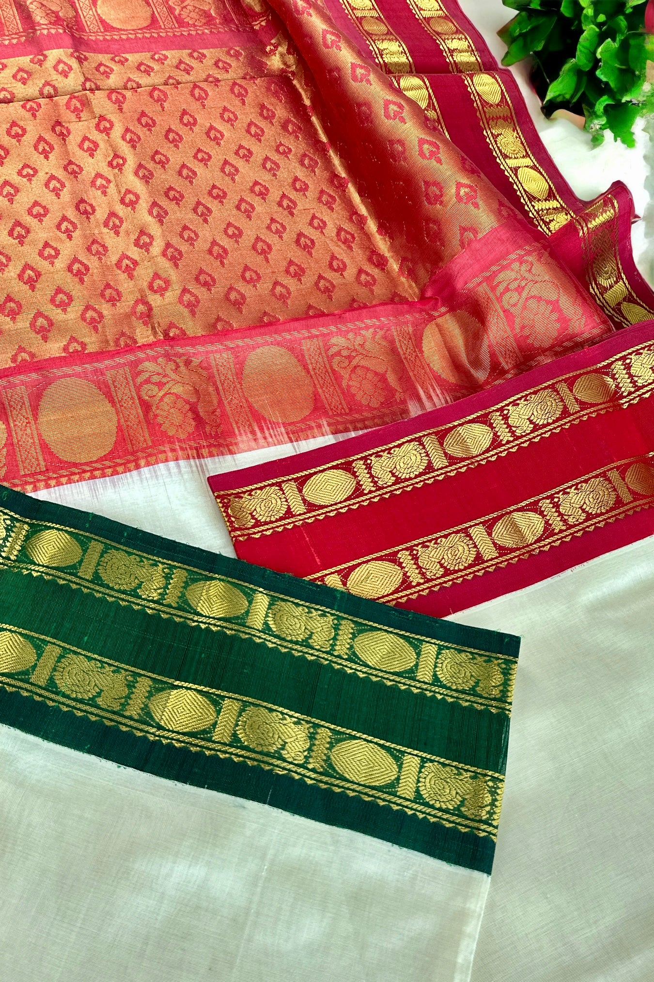 Silk Cotton Saree - AW1231SC