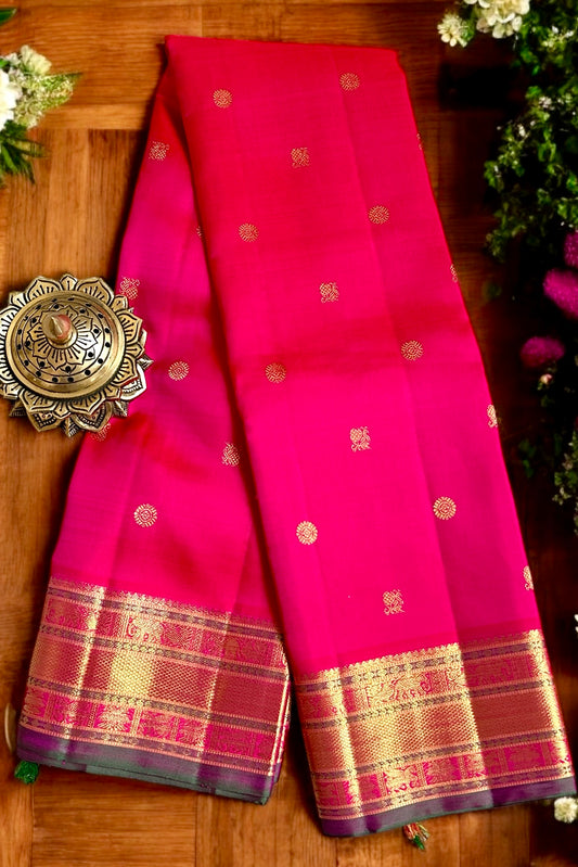 Kanjivaram Silk Saree - AW1572KS