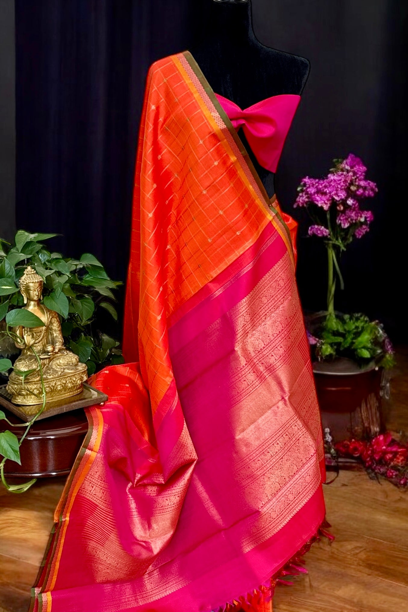 Kanjivaram Silk Saree - AW1357KS