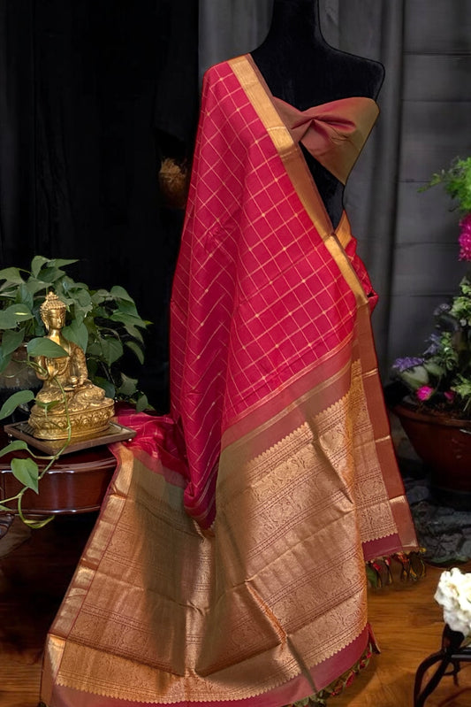 Kanjivaram Silk Saree - AW1464KS