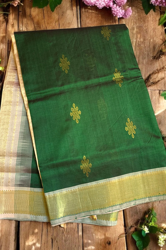 Silk Cotton Saree - AW1494SC