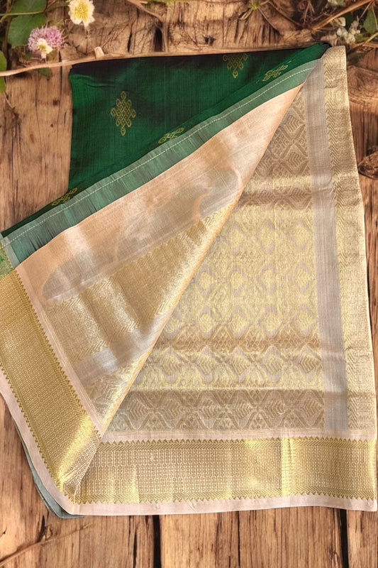 Silk Cotton Saree - AW1494SC