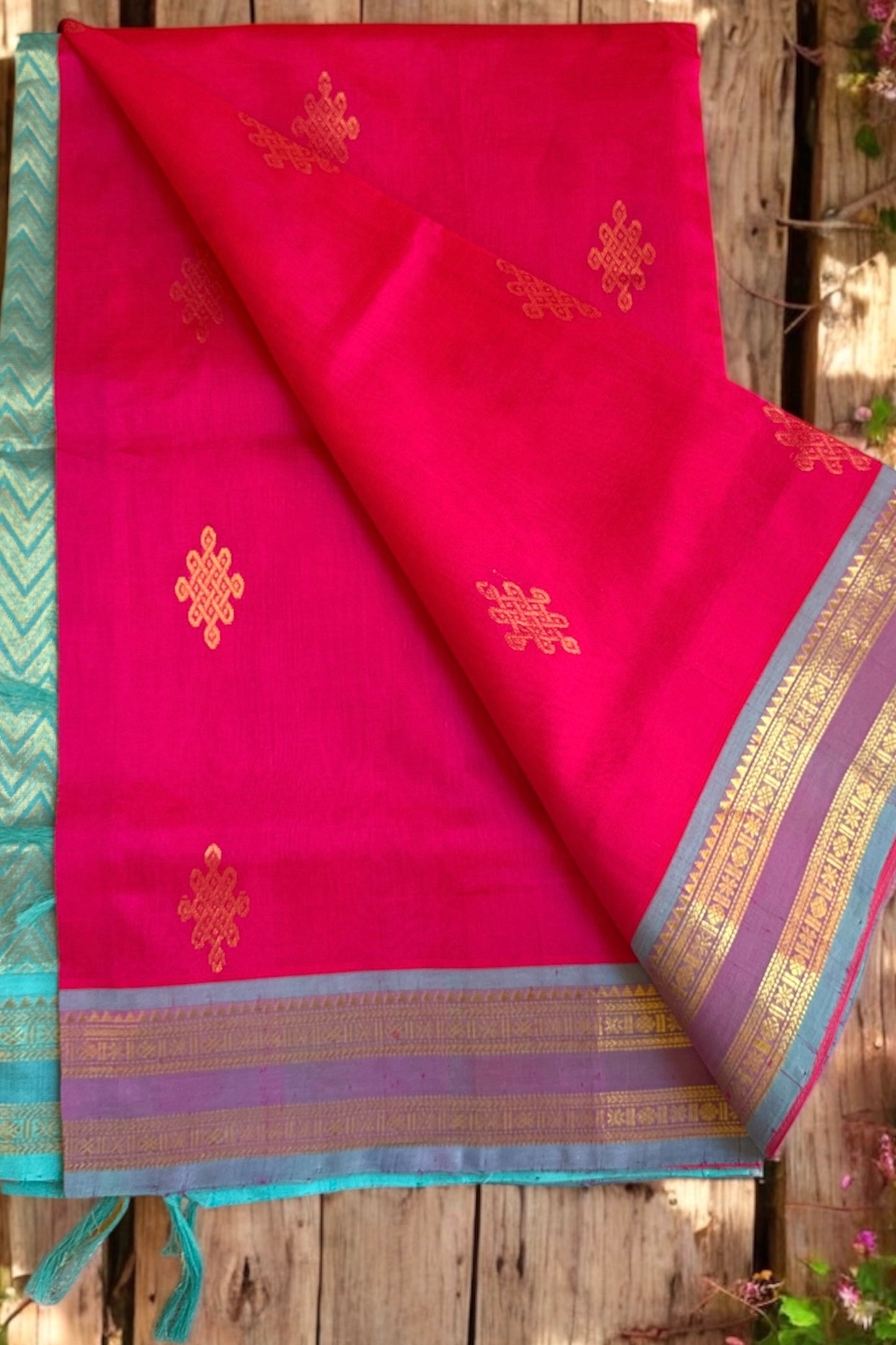 Silk Cotton Saree - AW1430SC