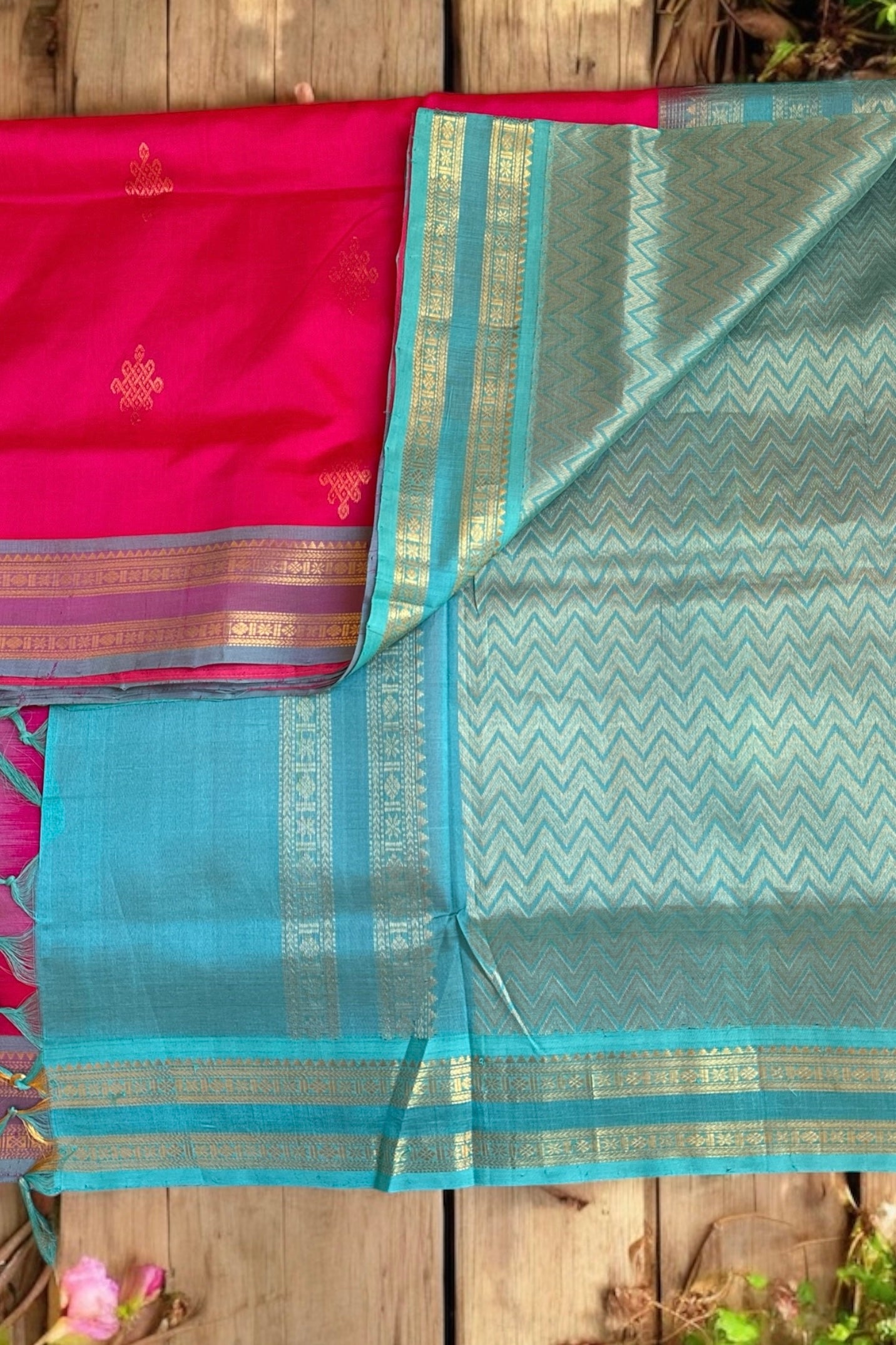 Silk Cotton Saree - AW1430SC