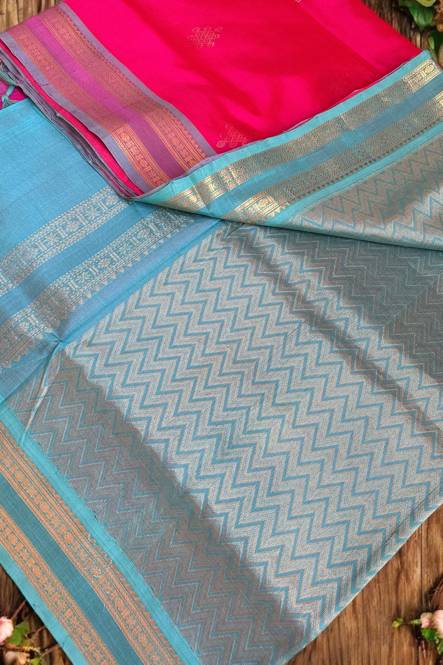 Silk Cotton Saree - AW1430SC