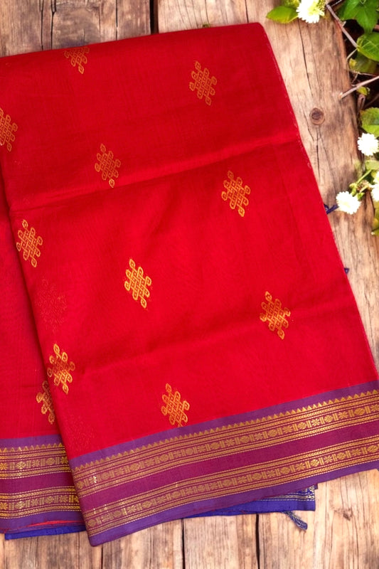Silk Cotton Saree - AW1497SC