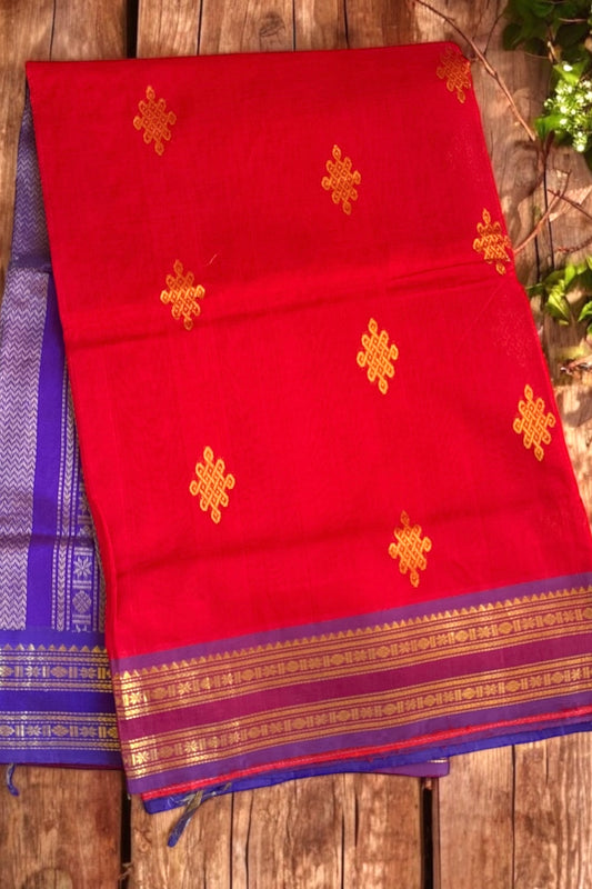 Silk Cotton Saree - AW1497SC