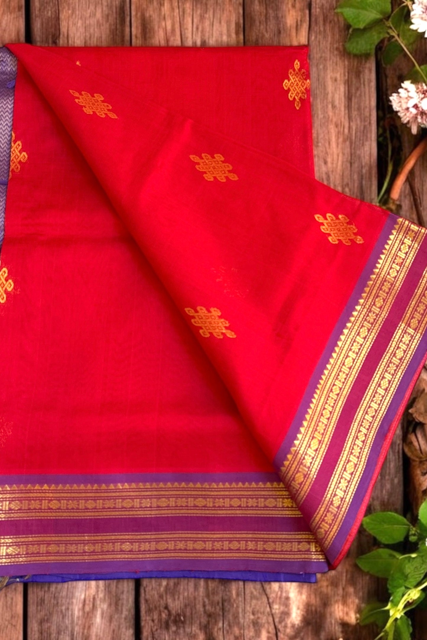 Silk Cotton Saree - AW1497SC