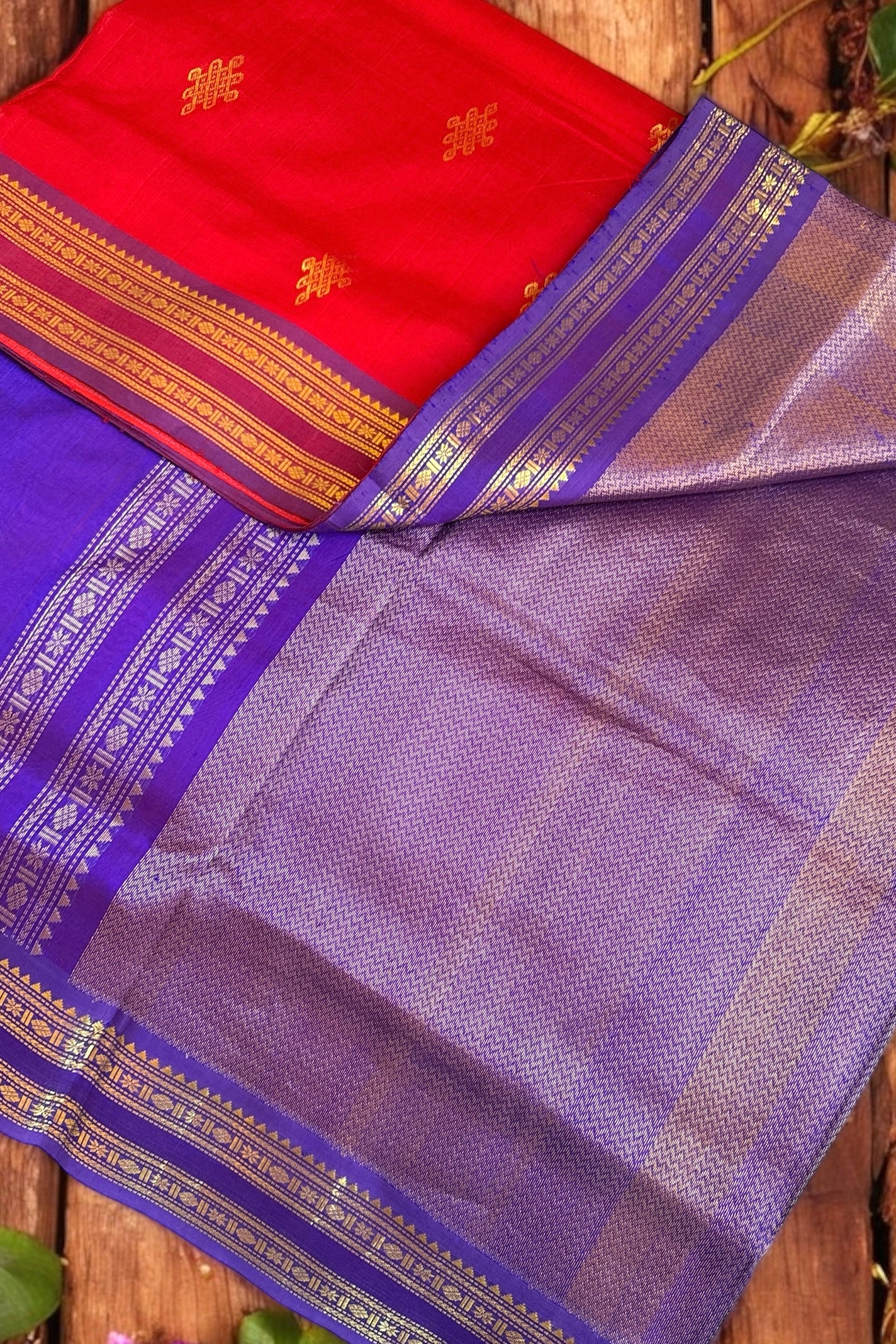 Silk Cotton Saree - AW1497SC
