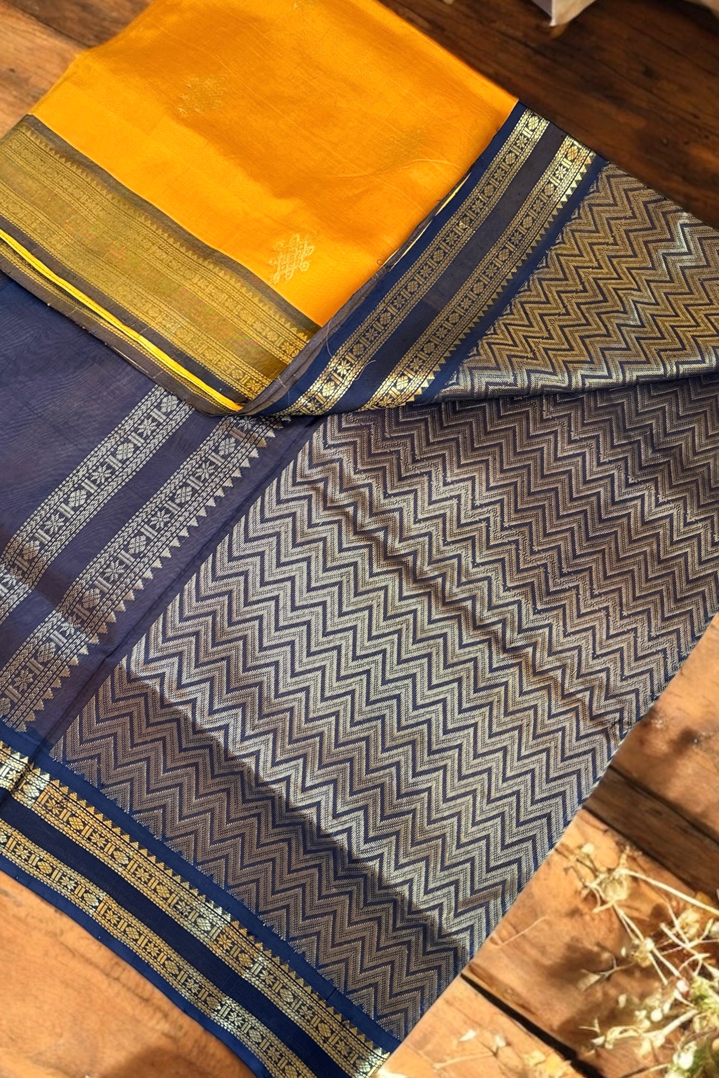 Silk Cotton Saree - AW1498SC