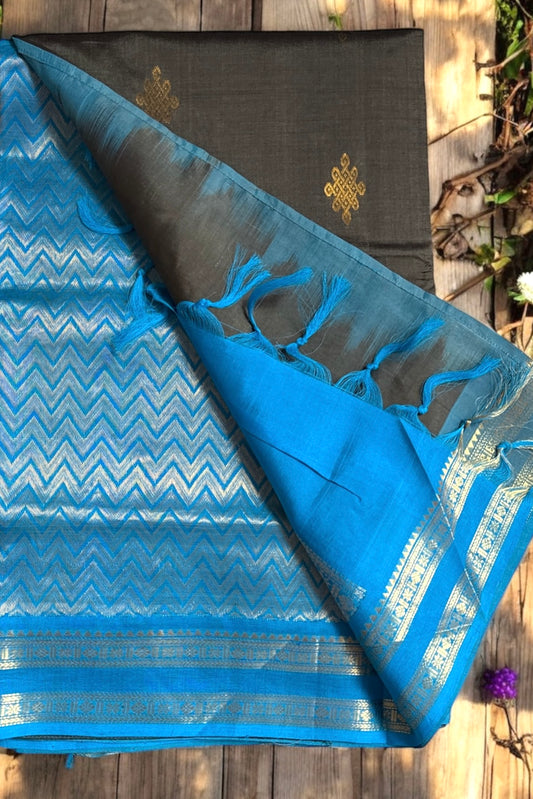 Silk Cotton Saree - AW1453SC