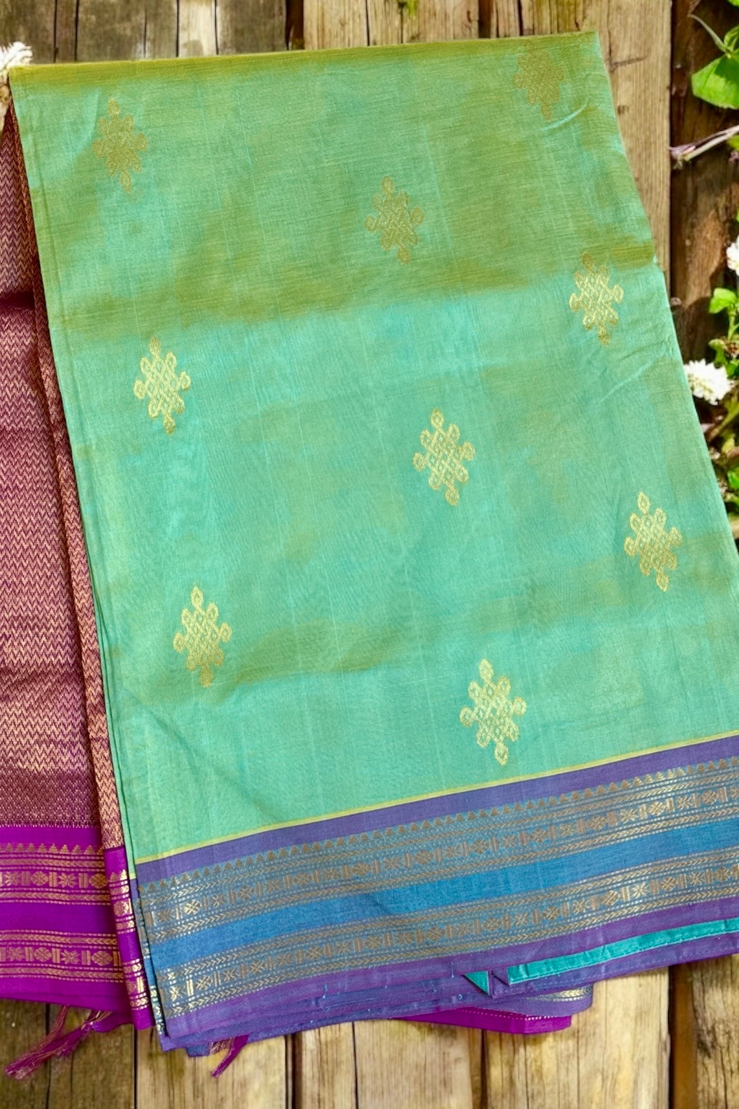 Silk Cotton Saree - AW1431SC