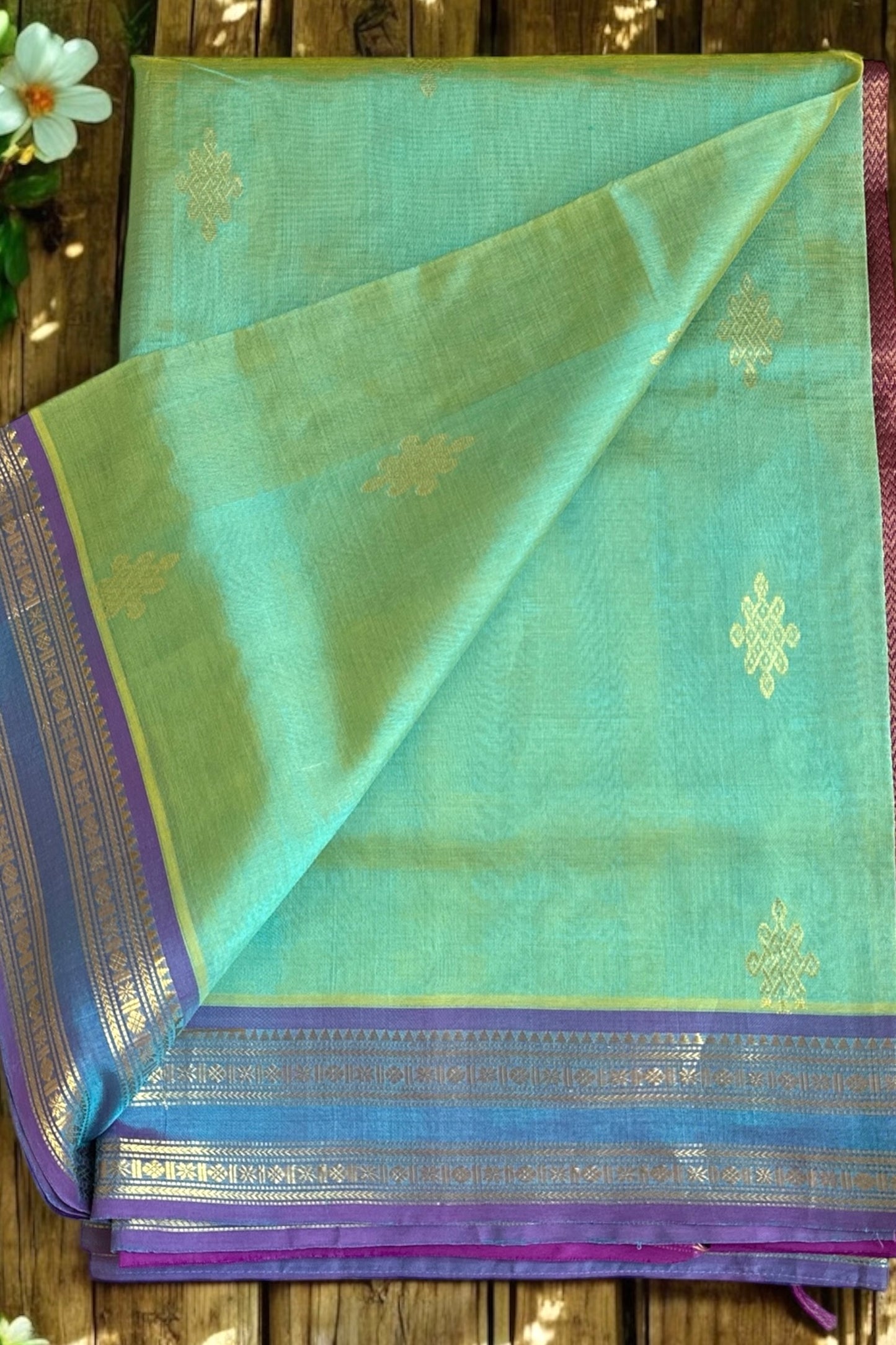 Silk Cotton Saree - AW1431SC