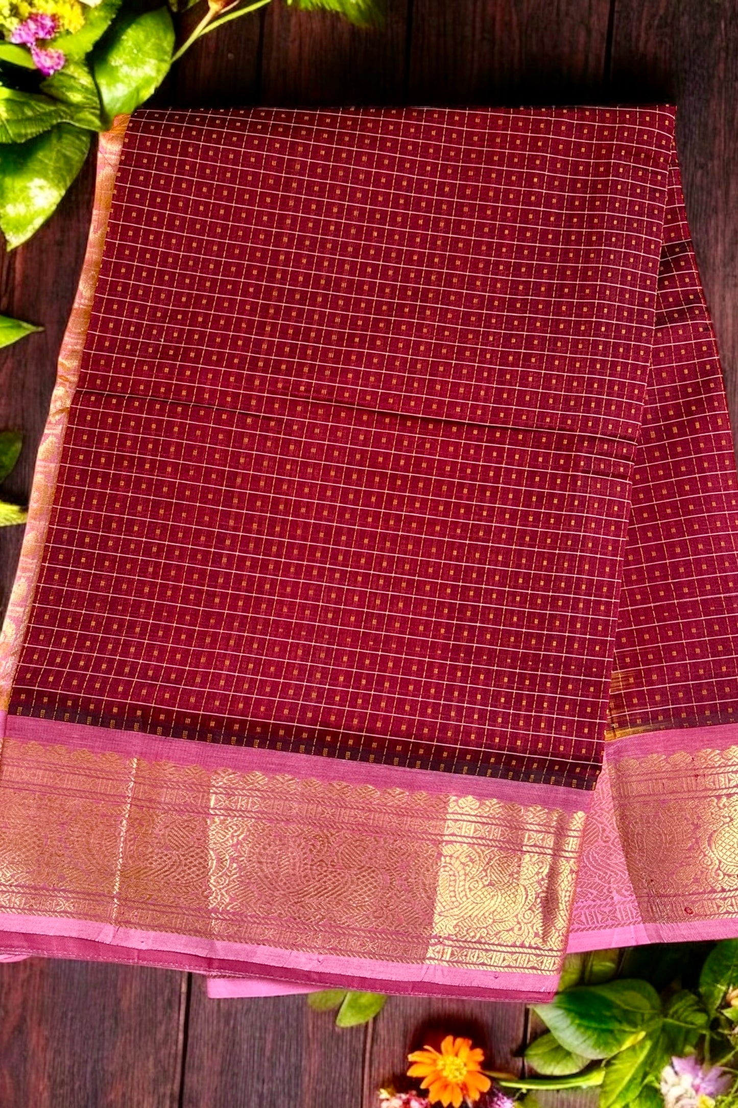 Silk Cotton Saree - AW1437SC
