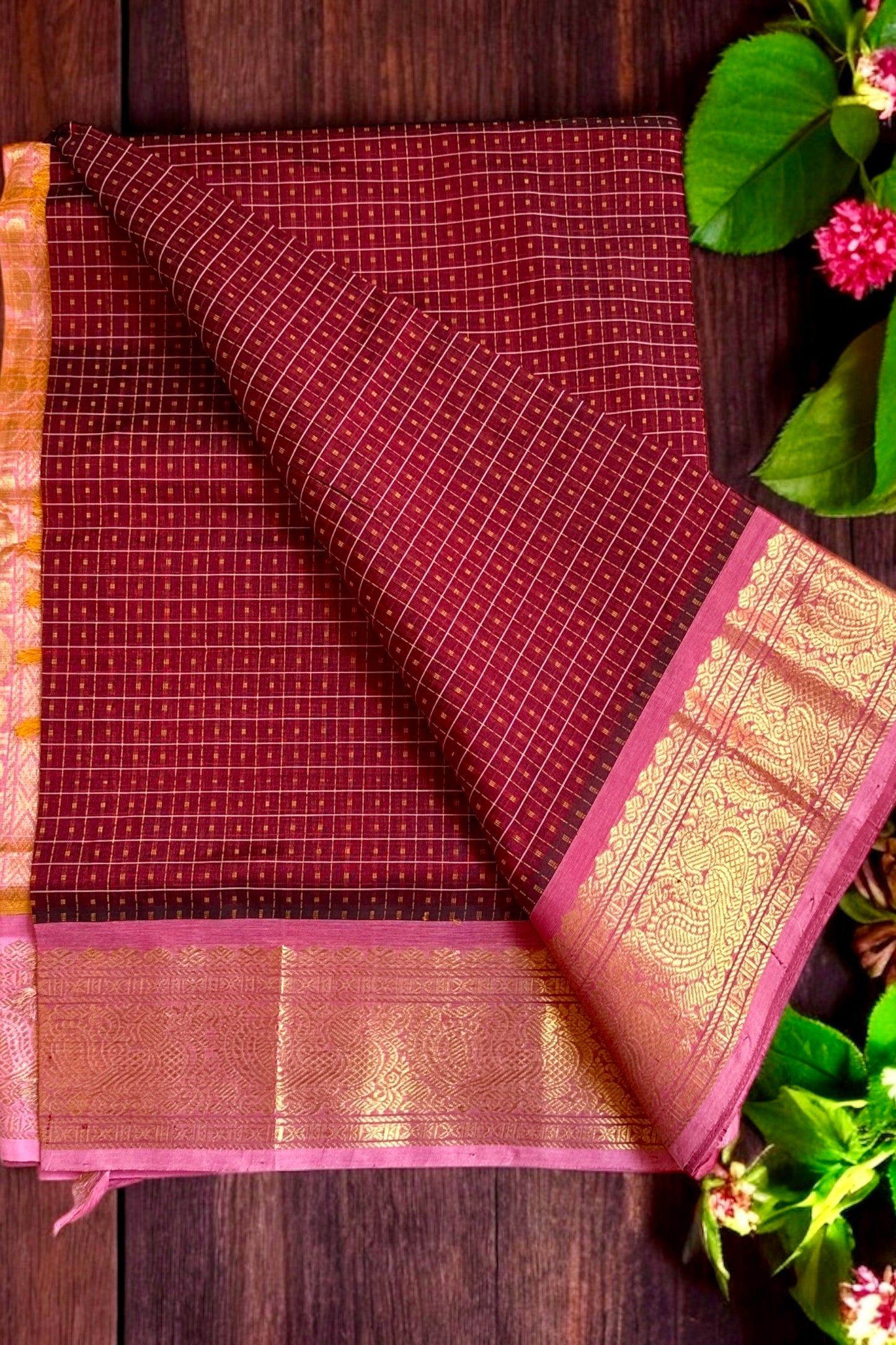 Silk Cotton Saree - AW1437SC