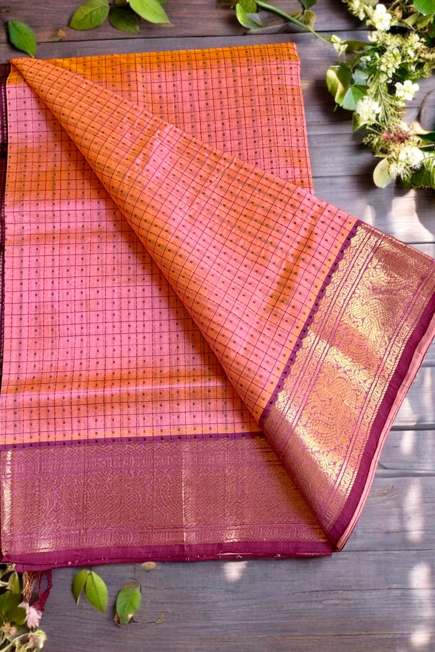 Silk Cotton Saree - AW1438SC