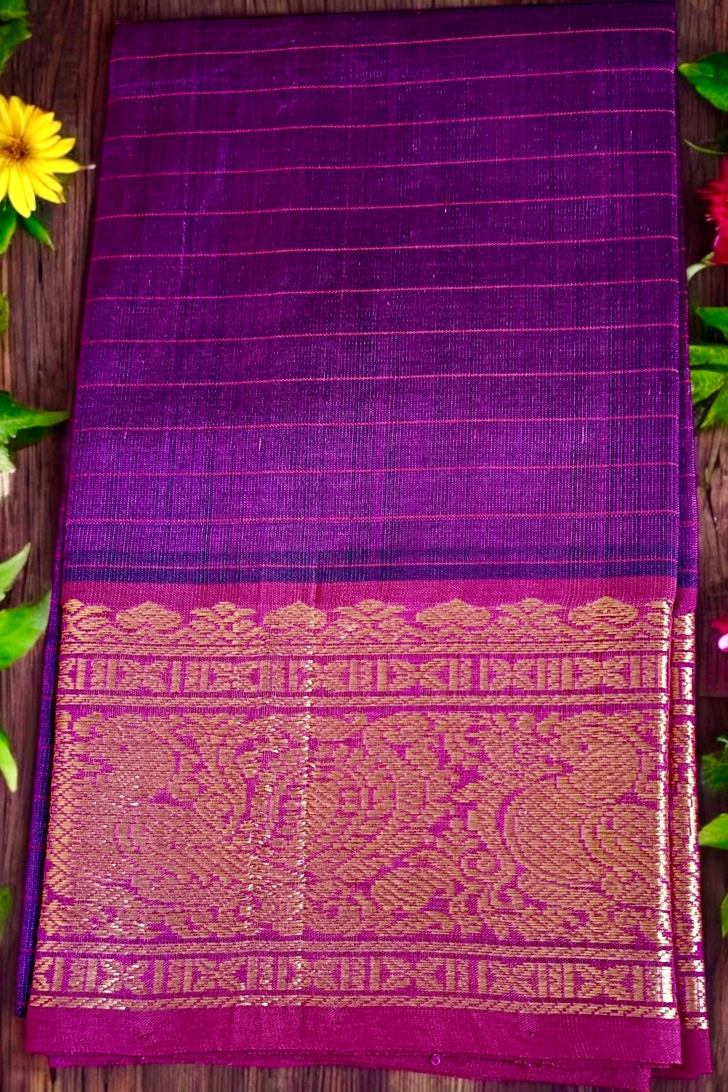 Silk Cotton Saree - AW1438SC