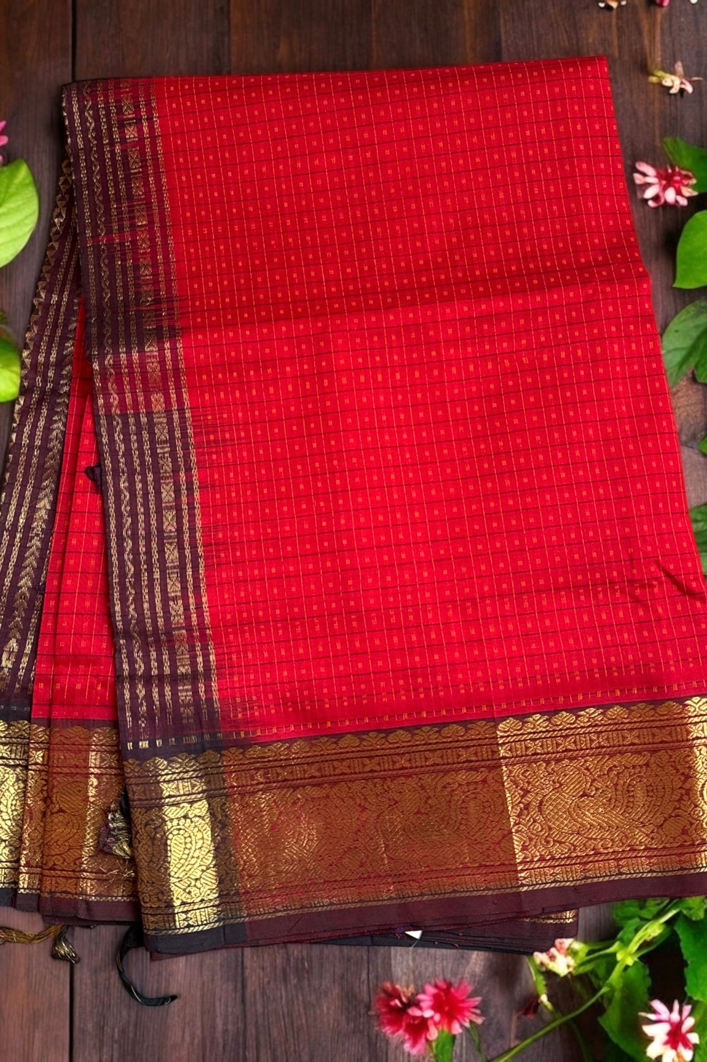 Silk Cotton Saree - AW1436SC