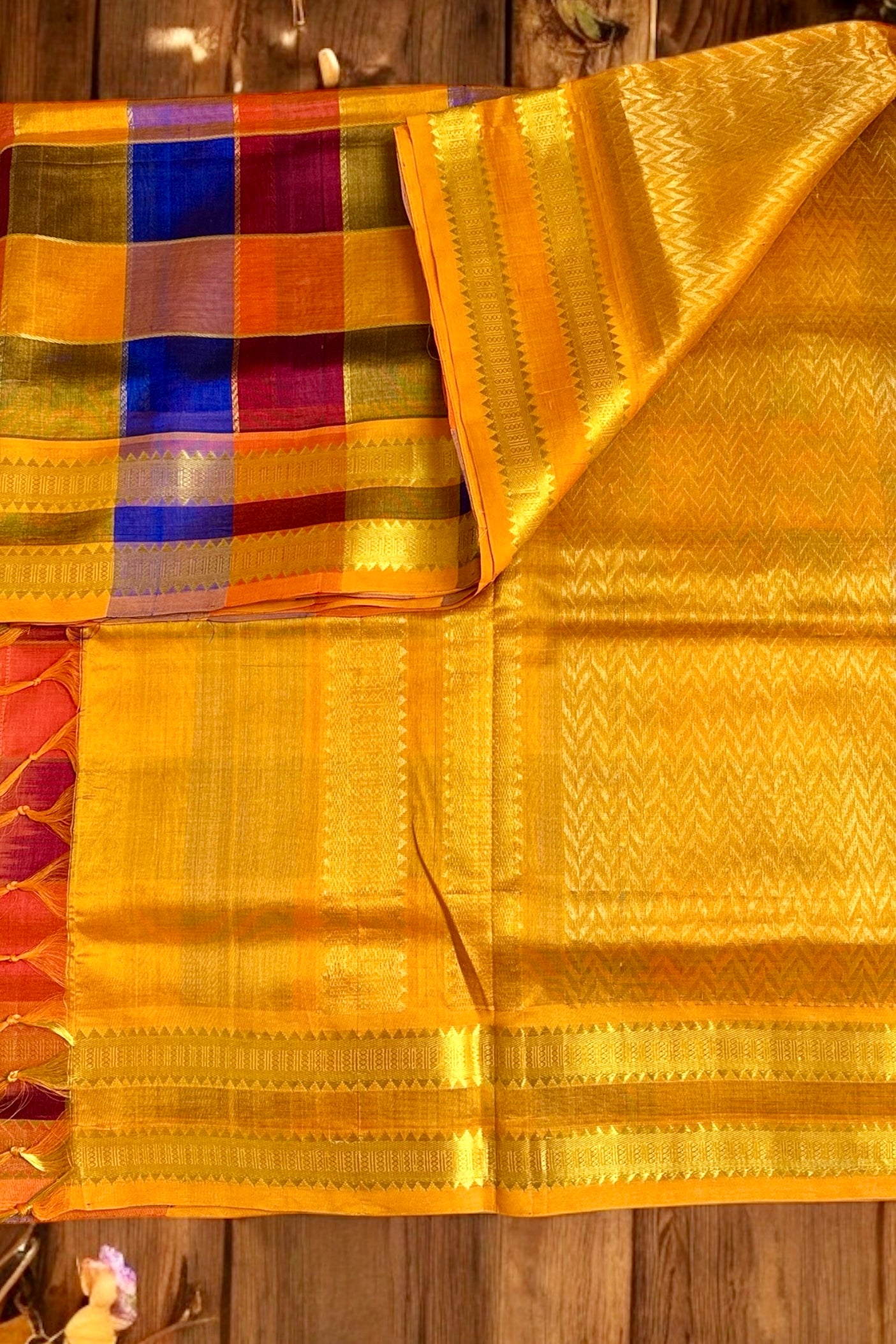 Silk Cotton Saree - AW1350SC