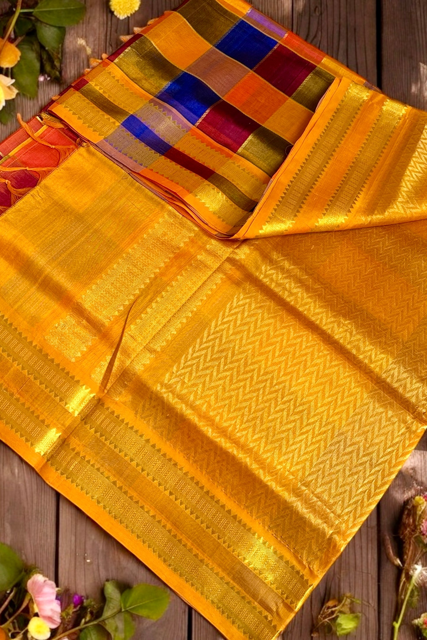 Silk Cotton Saree - AW1350SC