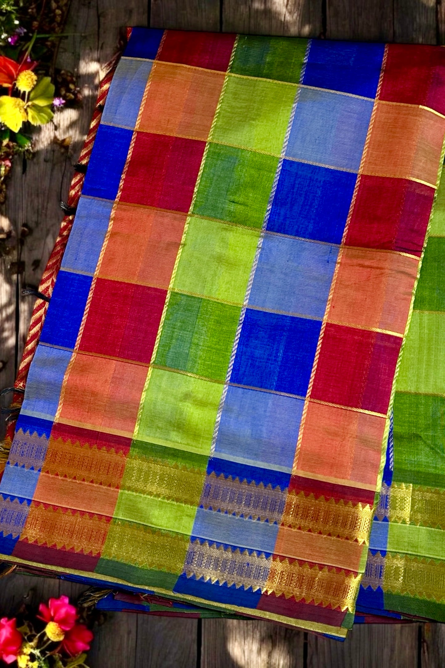 Silk Cotton Saree - AW1349SC
