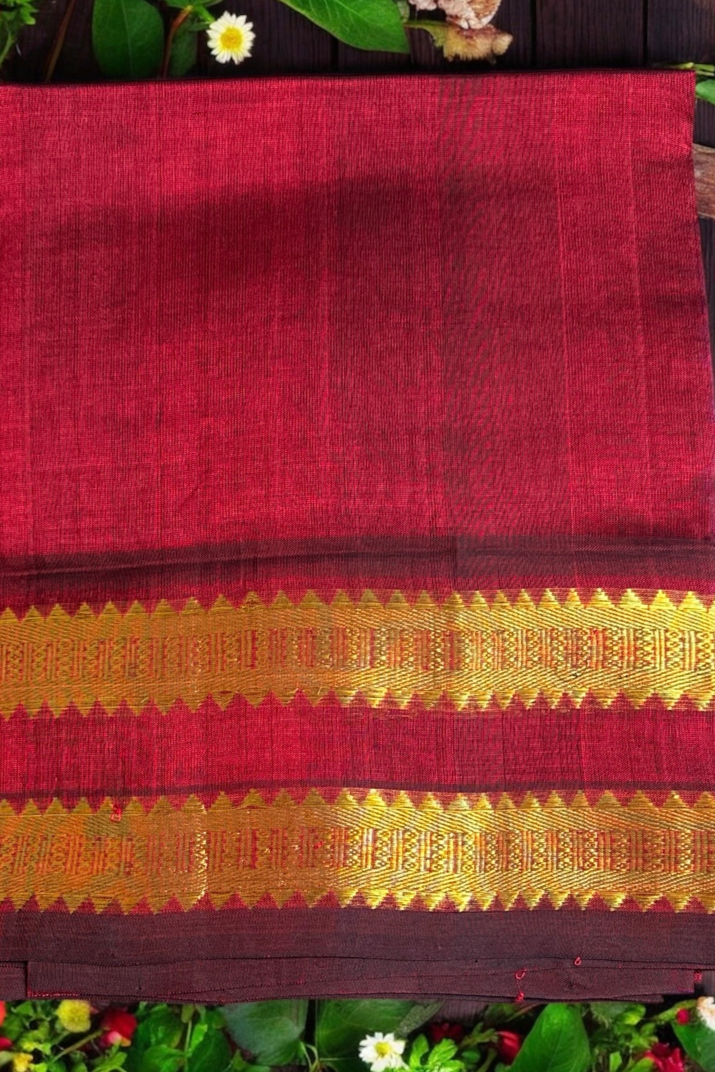 Silk Cotton Saree - AW1349SC