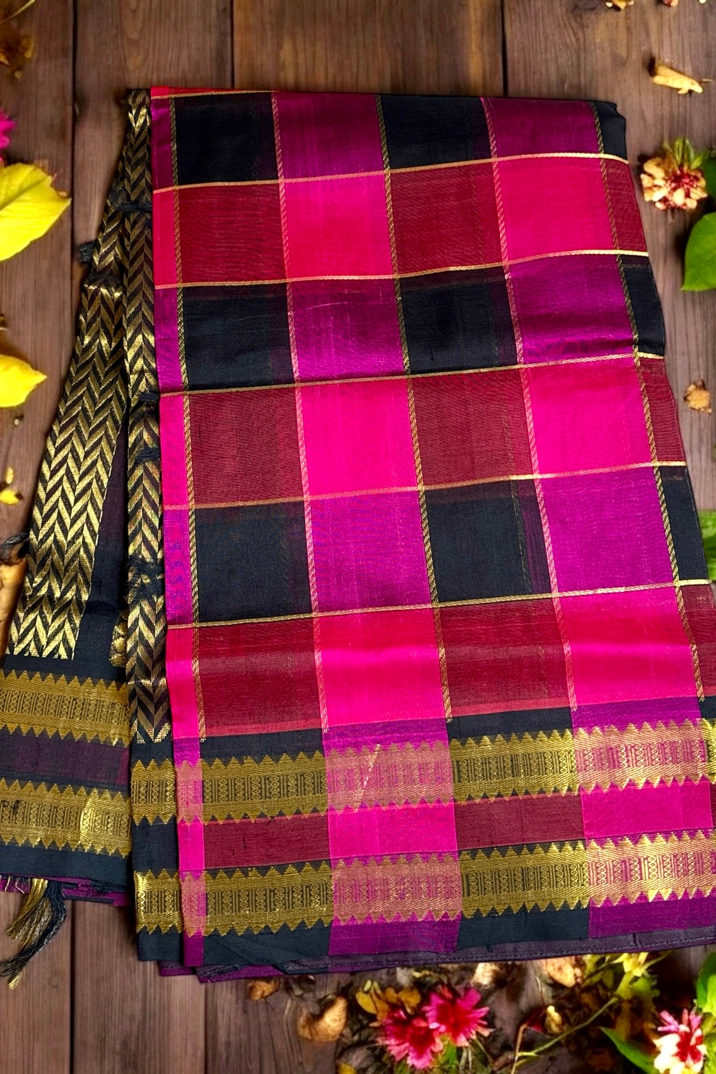 Silk Cotton Saree - AW1353SC