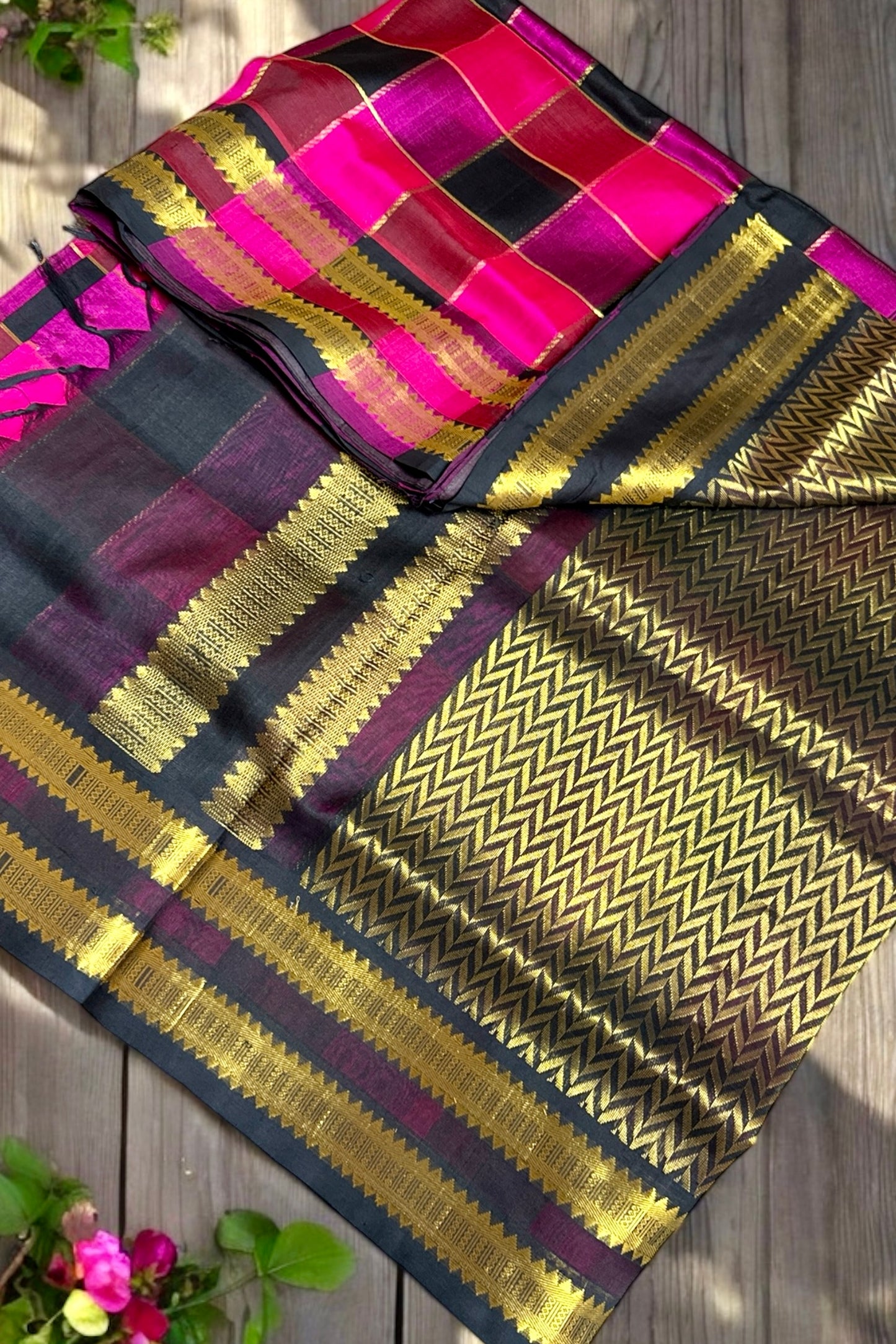 Silk Cotton Saree - AW1353SC