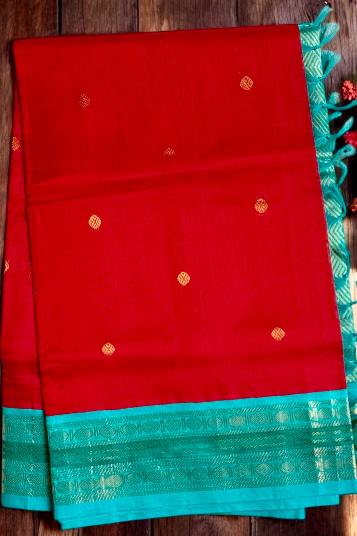 Silk Cotton Saree - AW1461SC
