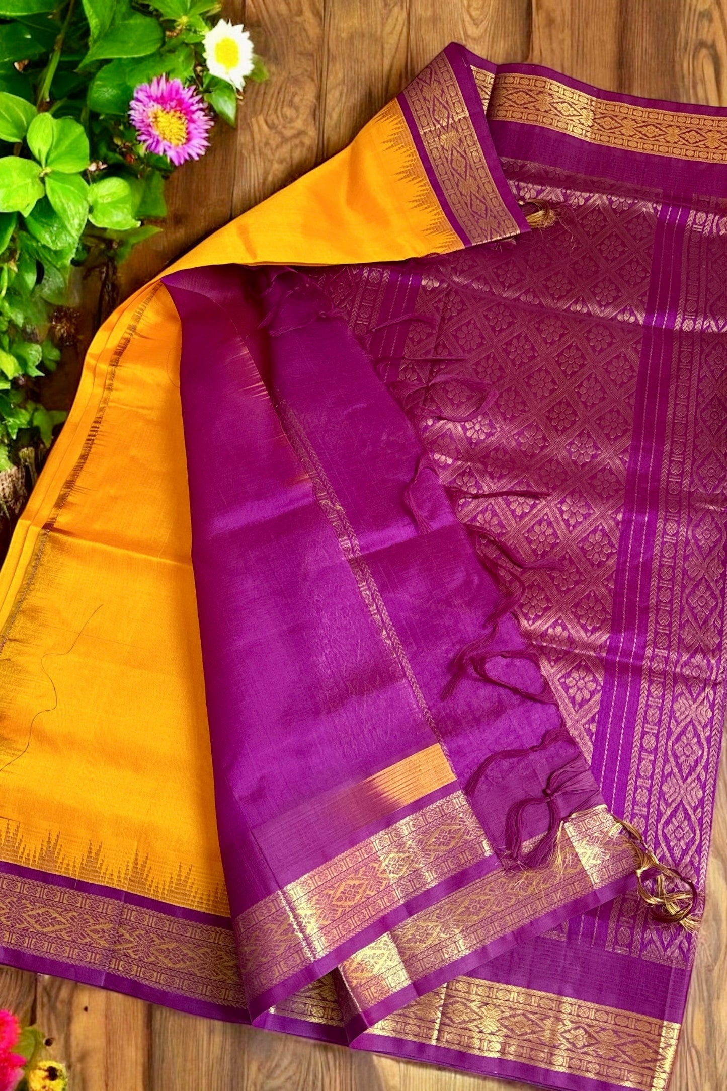Silk Cotton Saree - AW1509SC