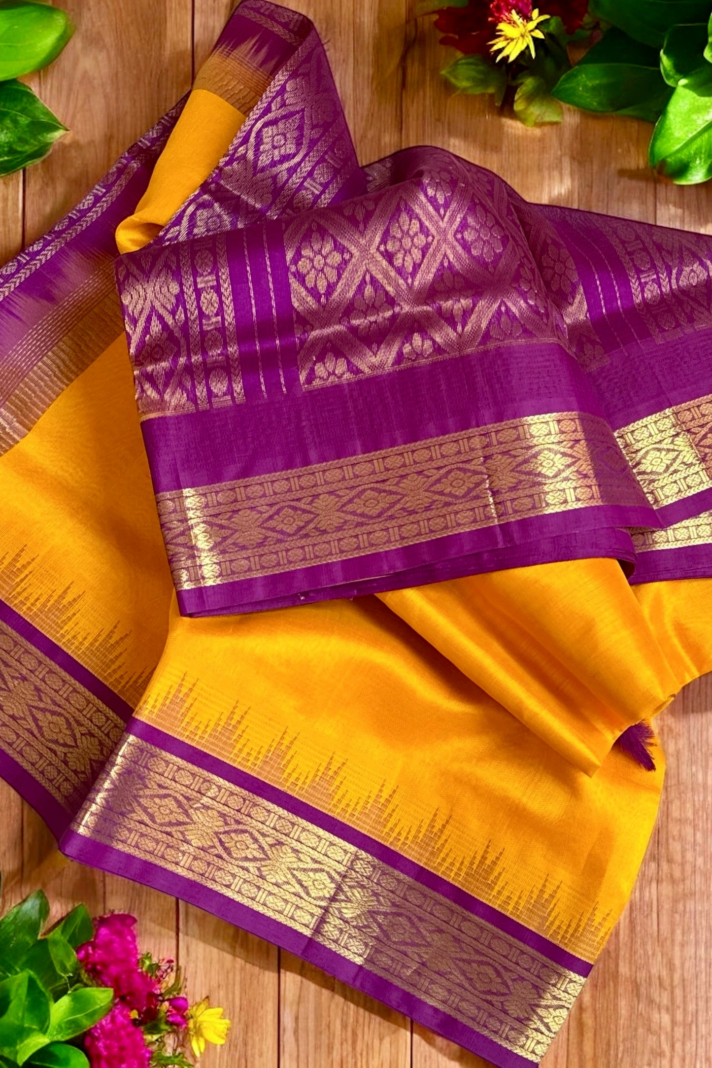 Silk Cotton Saree - AW1509SC