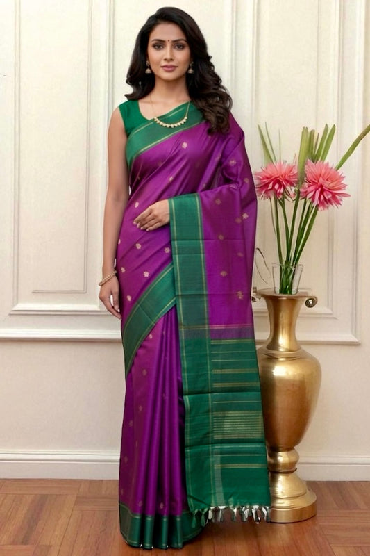 Kanjivaram Silk Saree - AW1648KS