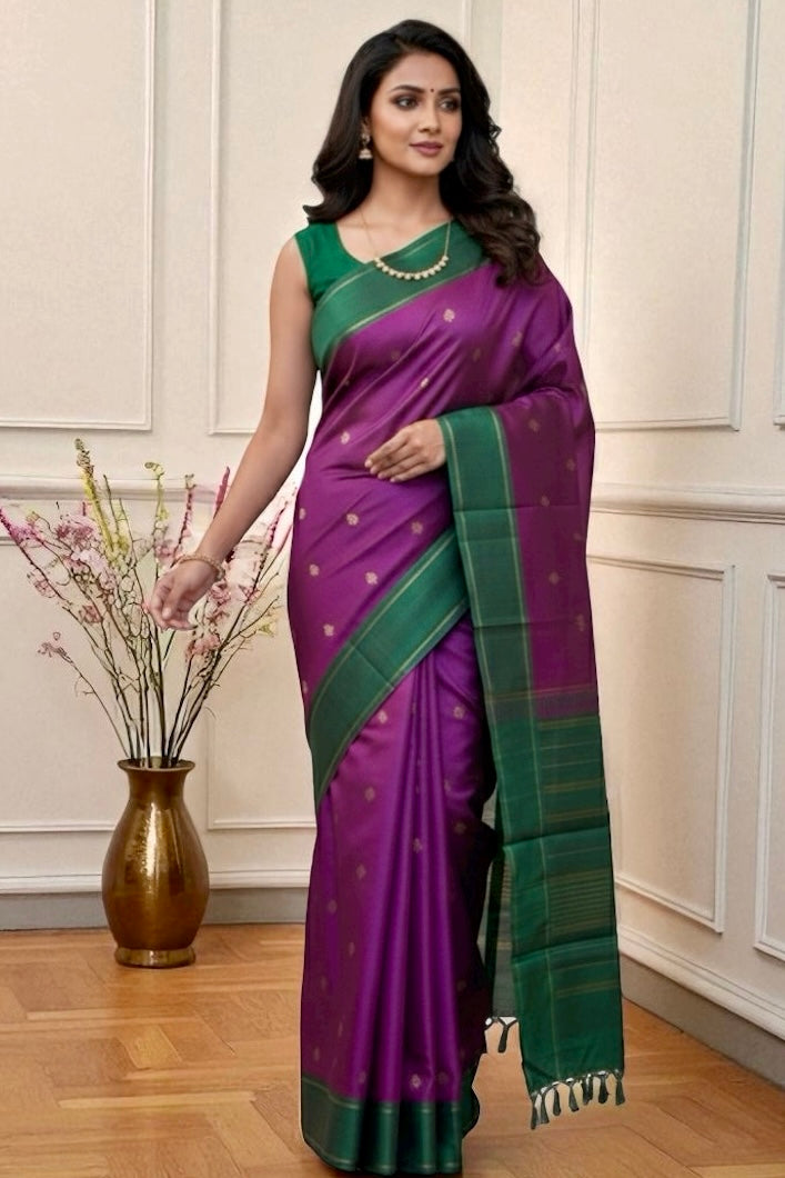 Kanjivaram Silk Saree - AW1648KS