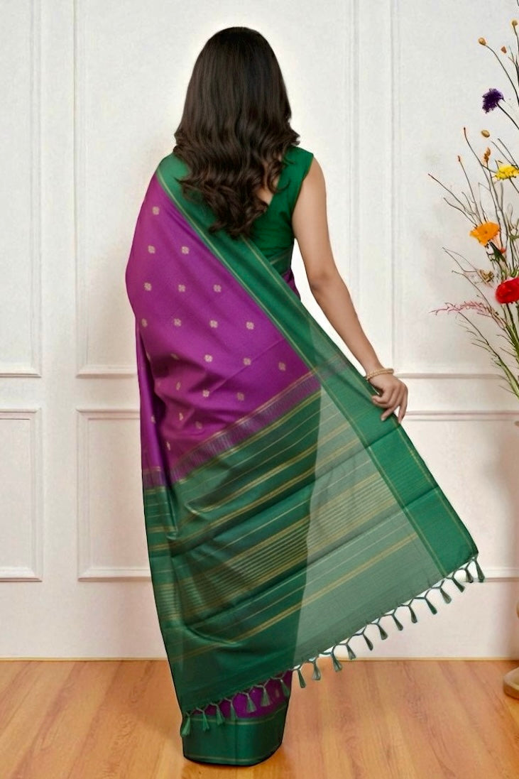 Kanjivaram Silk Saree - AW1648KS