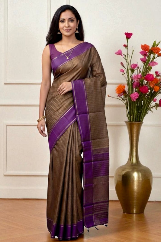 Kanjivaram Silk Saree - AW1366KS